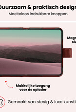 NoXx NoXx iPhone Duo Hoesje Bookcase Met 2x Screenprotector - Bruin