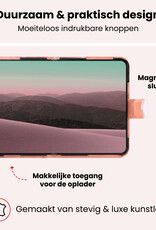 NoXx NoXx iPhone Duo Hoesje Bookcase Met 2x Screenprotector - Rose Goud