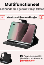 NoXx NoXx iPhone Duo Hoesje Bookcase Met 2x Screenprotector - Zwart