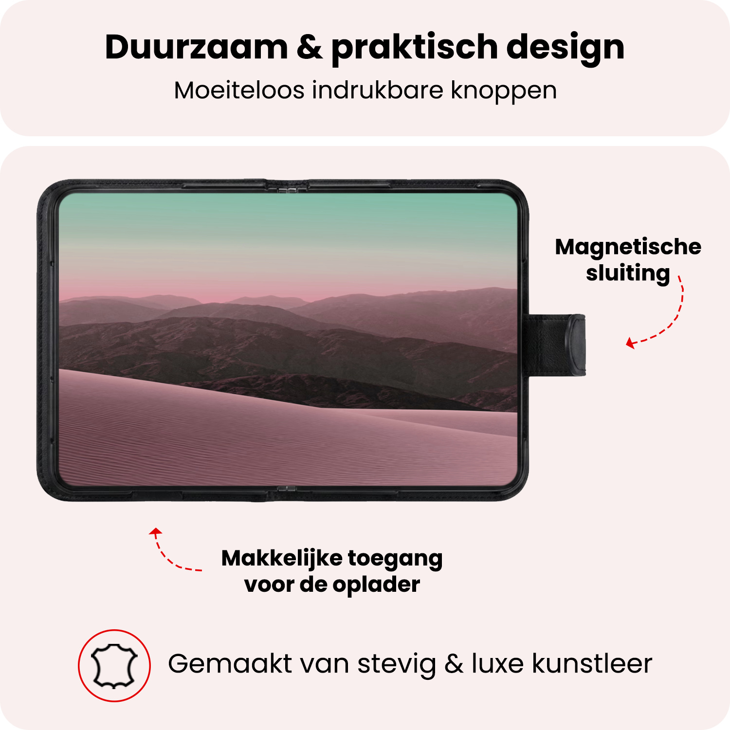 NoXx NoXx iPhone Duo Hoesje Bookcase Met 2x Screenprotector - Zwart