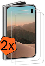 Nomfy Nomfy iPhone Duo Screenprotector Glas Met Dichte Notch - 2 PACK