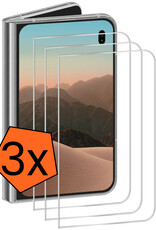 Nomfy Nomfy iPhone Duo Screenprotector Glas Met Dichte Notch - 3 PACK