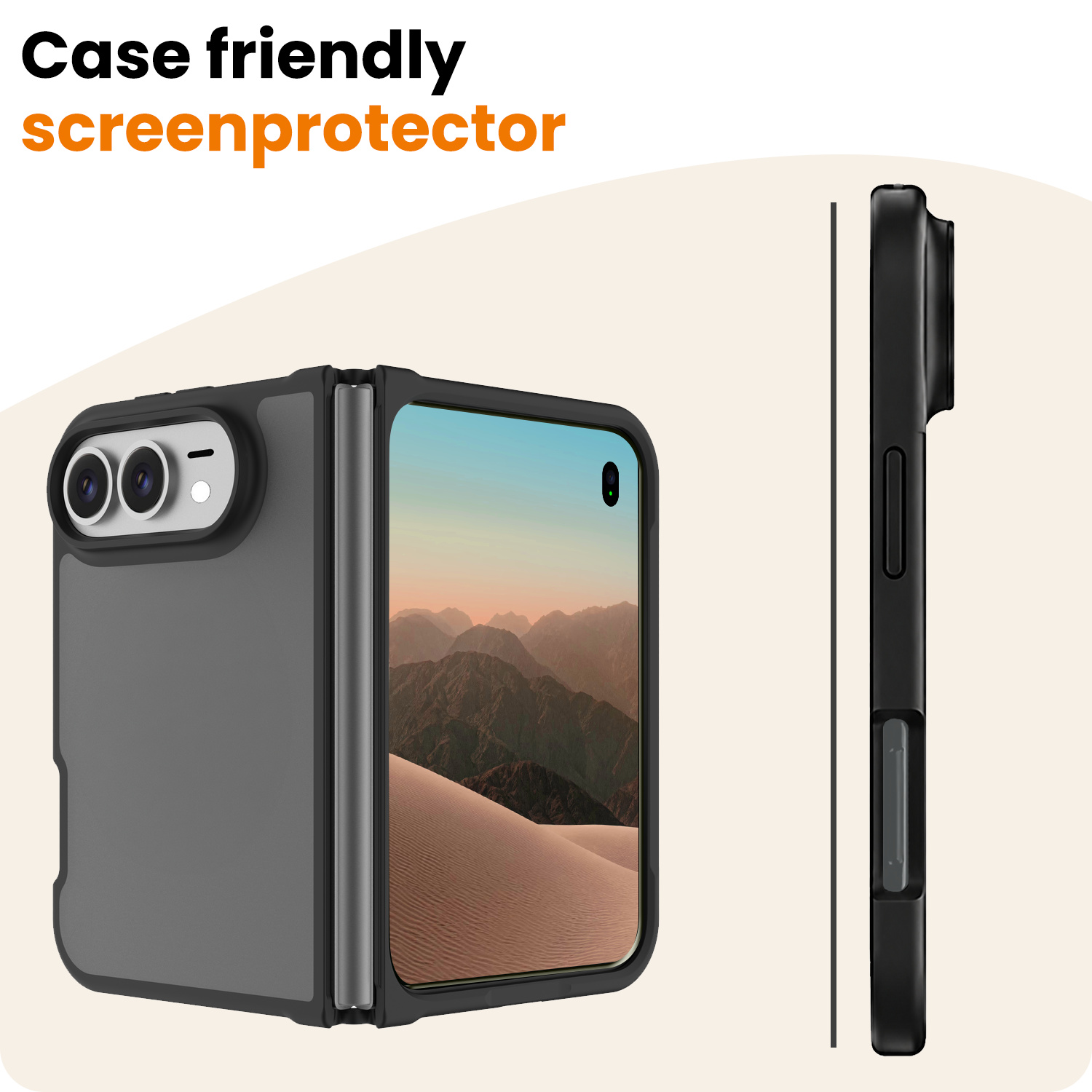 Nomfy Nomfy iPhone Duo Screenprotector Glas Full Cover 2D - 2 PACK
