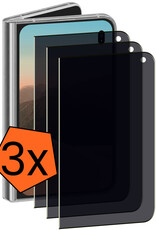 Nomfy Nomfy iPhone Duo Screenprotector Glas Privacy - 3 PACK