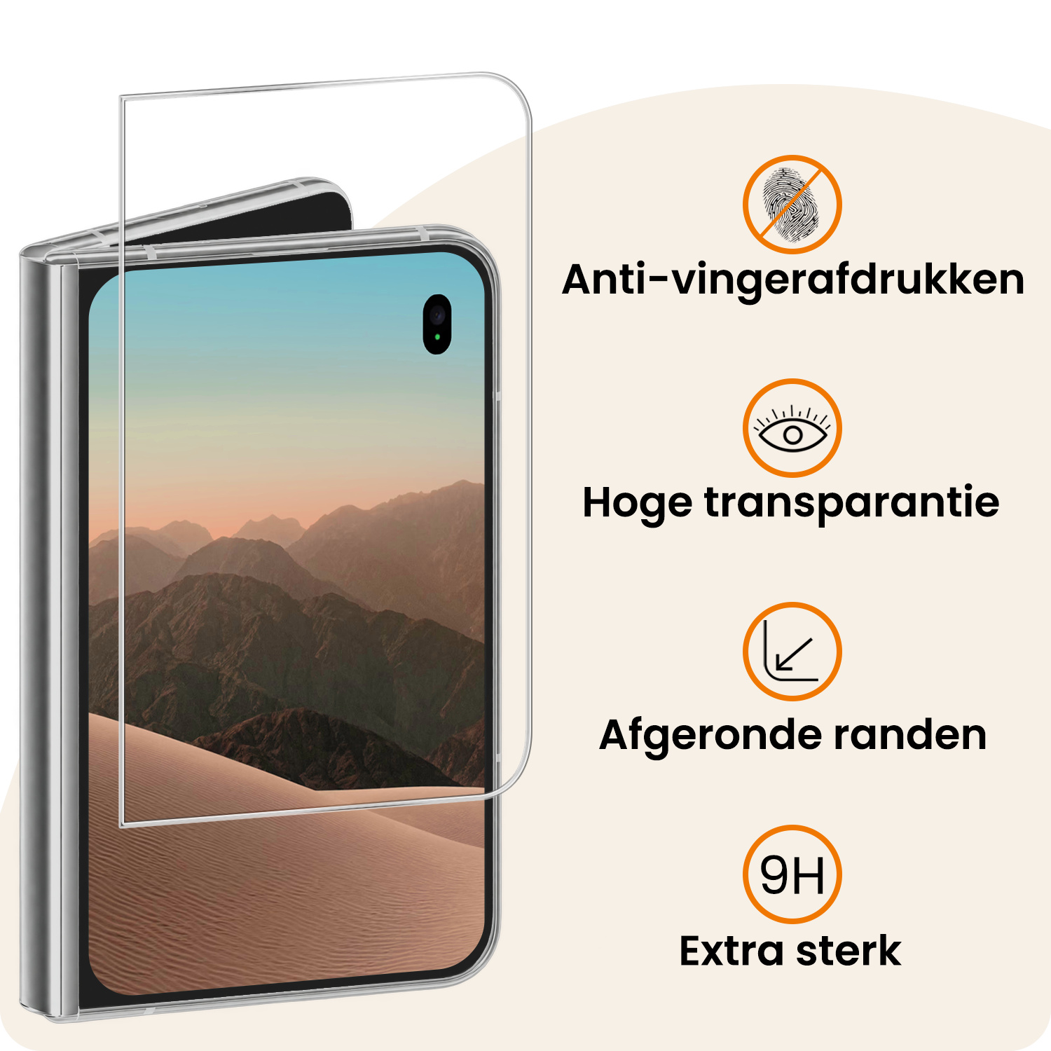Nomfy Nomfy iPhone Duo Screenprotector Met Installatieframe