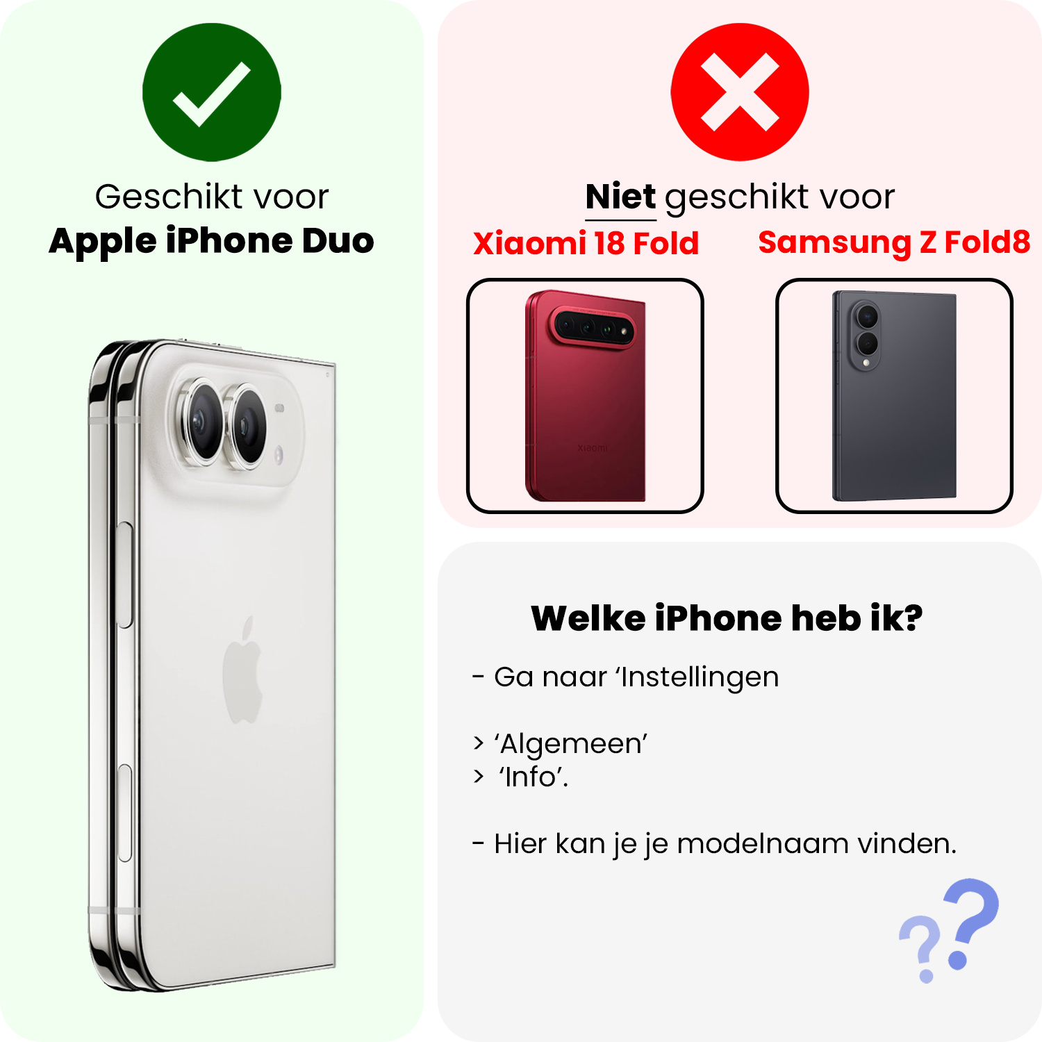 Nomfy Nomfy iPhone Duo Camera Screenprotector