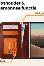 Nomfy Nomfy iPhone Duo Hoesje Bookcase - Bruin