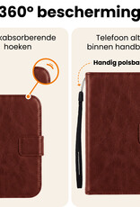 Nomfy Nomfy iPhone Duo Hoesje Bookcase - Bruin