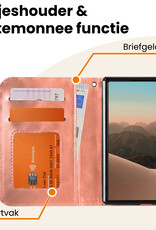 Nomfy Nomfy iPhone Duo Hoesje Bookcase Met Screenprotector - Rose Goud