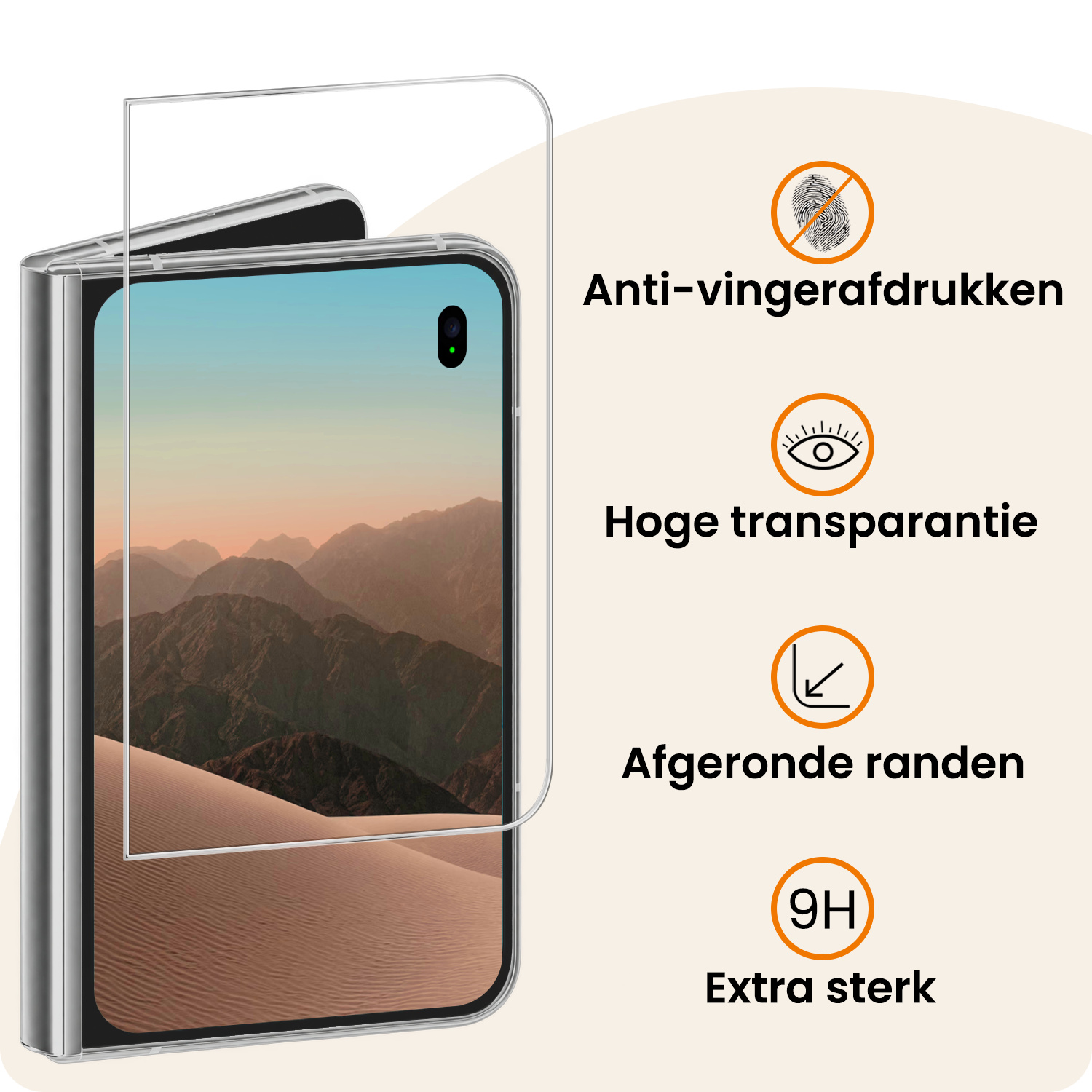 Nomfy Nomfy iPhone Duo Hoesje Bookcase Met 2x Screenprotector - Rose Goud