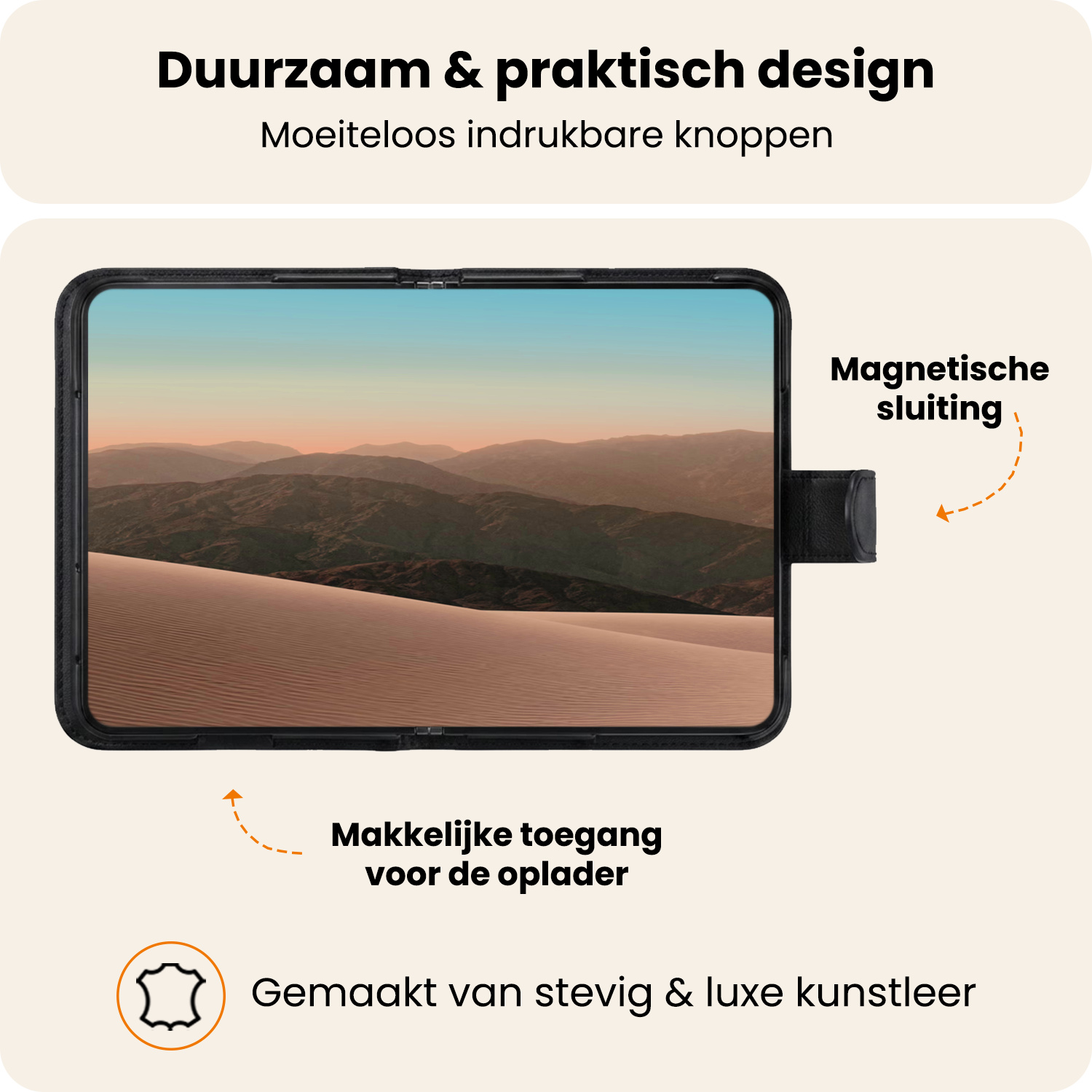 Nomfy Nomfy iPhone Duo Hoesje Bookcase Met 2x Screenprotector - Zwart