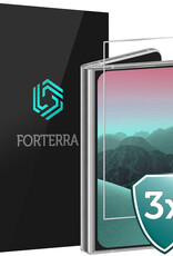 Forterra Forterra iPhone Duo Screenprotector Glas Met Dichte Notch - 3 PACK