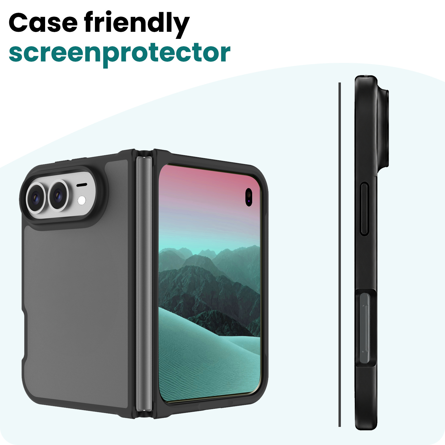 Forterra Forterra iPhone Duo Screenprotector Glas Full Cover 2D