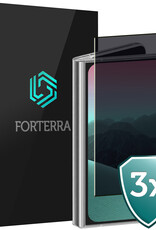 Forterra Forterra iPhone Duo Screenprotector Glas Privacy - 3 PACK