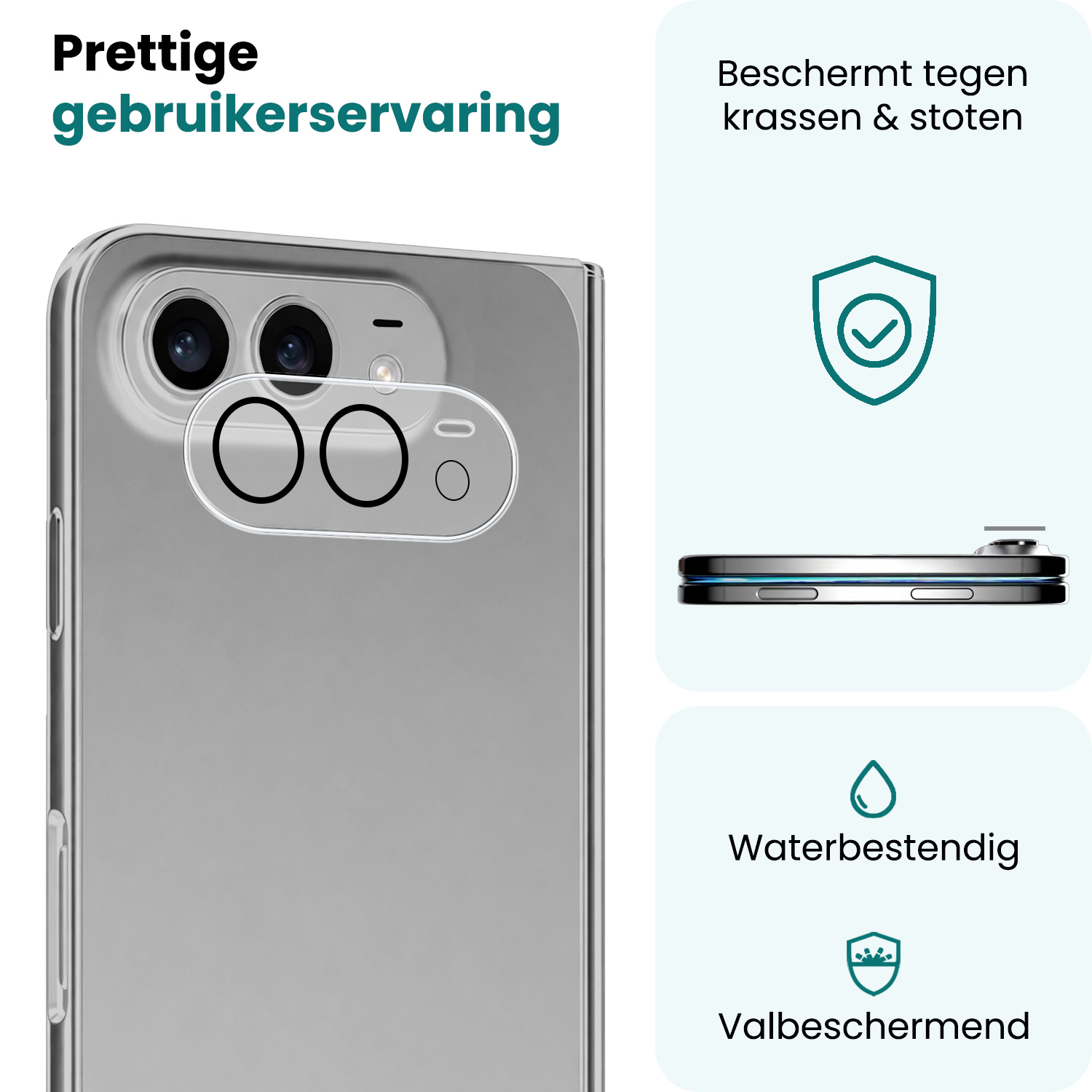 Forterra Forterra iPhone Duo Camera Screenprotector