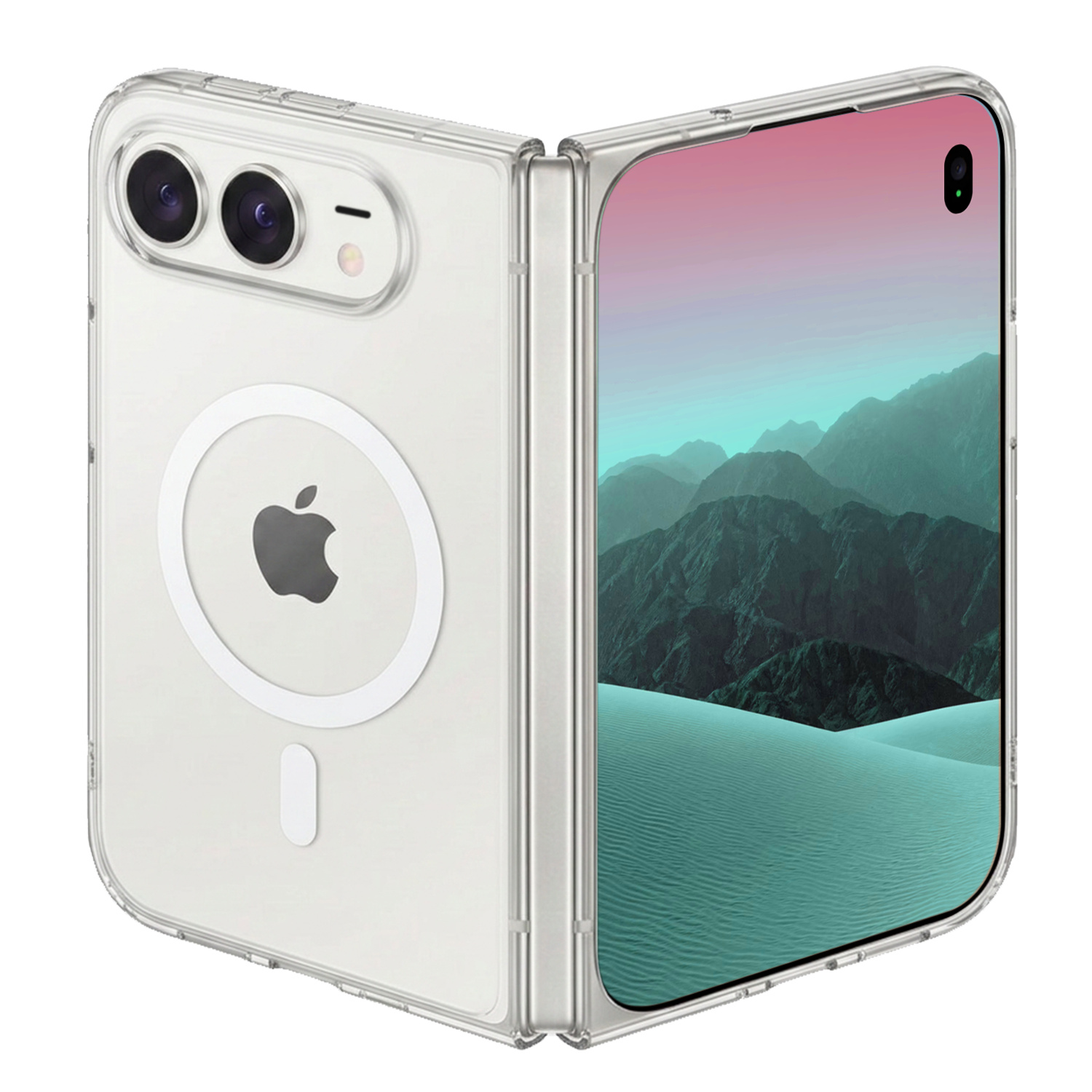 Forterra Forterra iPhone Duo Magsafe Hoesje - Transparant