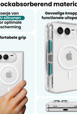 Forterra Forterra iPhone Duo Magsafe Hoesje - Transparant - 2 PACK