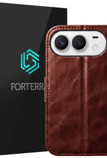 Forterra Forterra iPhone Duo Hoesje Bookcase - Bruin