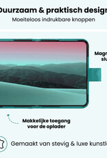 Forterra Forterra iPhone Duo Hoesje Bookcase - Turquoise
