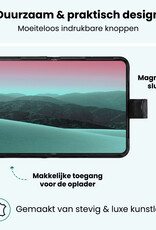 Forterra Forterra iPhone Duo Hoesje Bookcase - Zwart