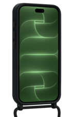 BASEY. BASEY. iPhone 18 Pro Max Hoesje Pashouder met Koord - Zwart - 2 PACK