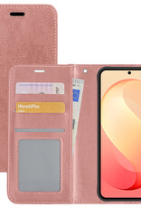 NoXx NoXx Samsung Galaxy S26 FE Hoesje Bookcase - Rose Goud