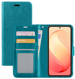 NoXx NoXx Samsung Galaxy S26 FE Hoesje Bookcase - Turquoise