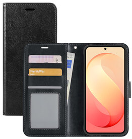 NoXx NoXx Samsung Galaxy S26 FE Hoesje Bookcase - Zwart