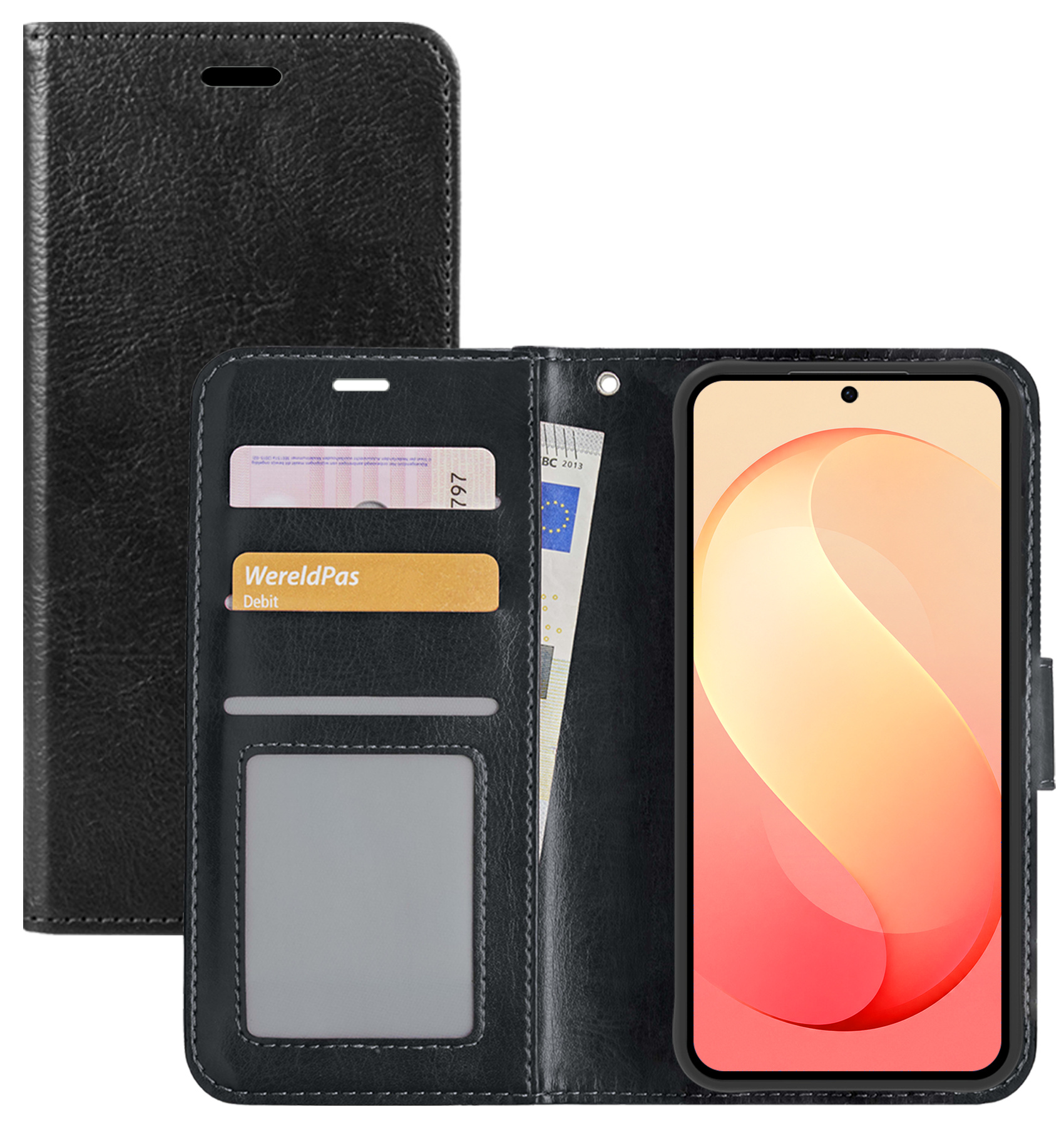 NoXx NoXx Samsung Galaxy S26 FE Hoesje Bookcase - Zwart
