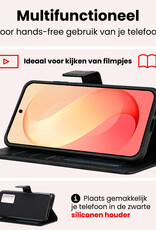 NoXx NoXx Samsung Galaxy S26 FE Hoesje Bookcase - Zwart