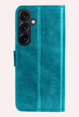 NoXx NoXx Samsung Galaxy S26 FE Hoesje Bookcase Met Screenprotector - Turquoise