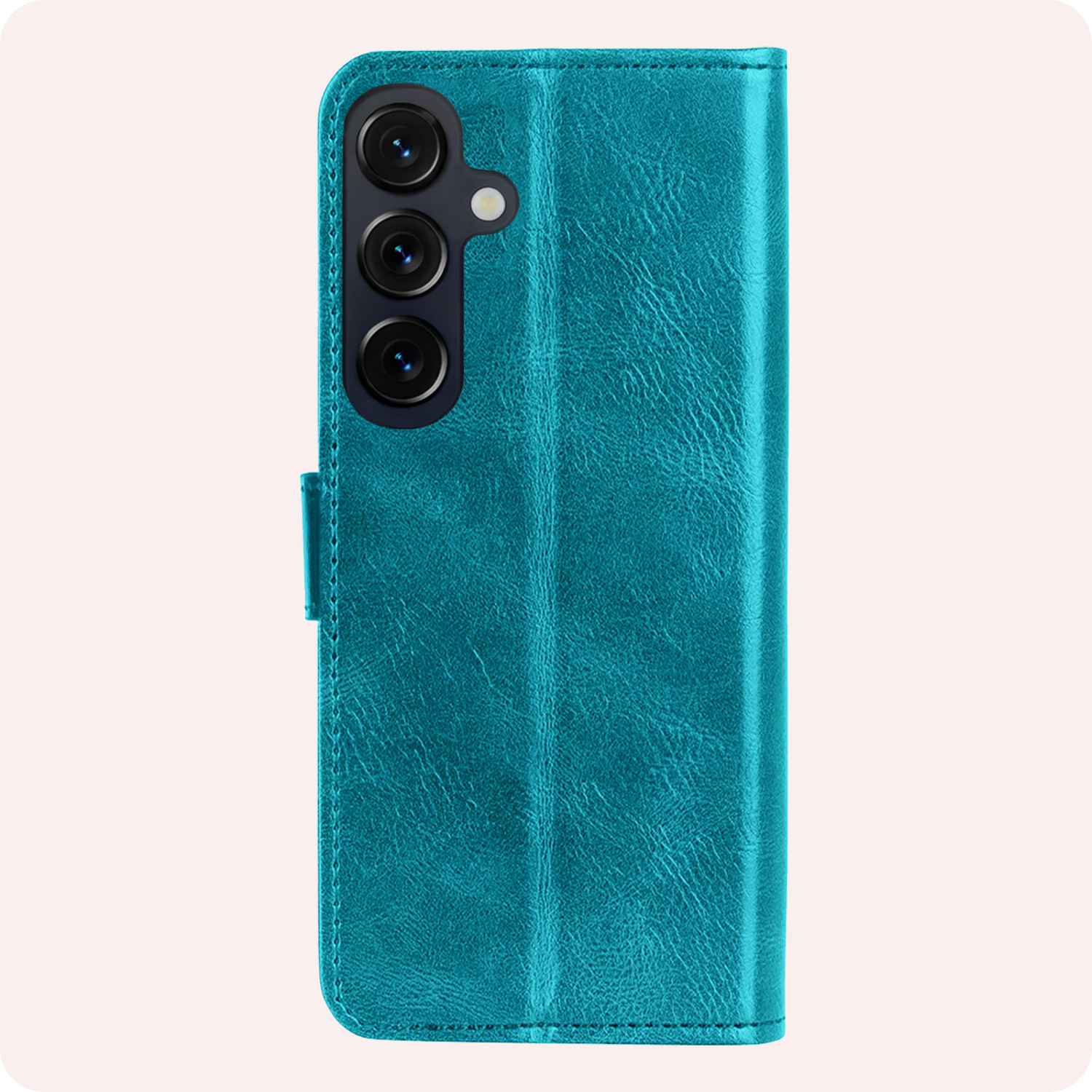 NoXx NoXx Samsung Galaxy S26 FE Hoesje Bookcase Met 2x Screenprotector - Turquoise