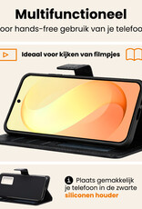 Nomfy Nomfy Samsung Galaxy S26 FE Hoesje Bookcase - Zwart