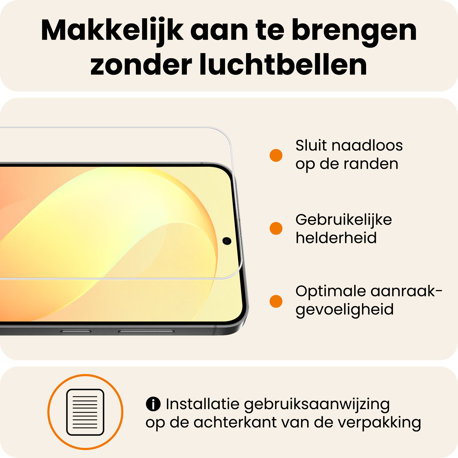 Nomfy Nomfy Samsung Galaxy S26 FE Hoesje Bookcase Met 2x Screenprotector - Donkerblauw