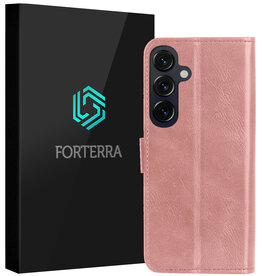 Forterra Forterra Samsung Galaxy S26 FE Hoesje Bookcase - Rose Goud