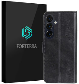Forterra Forterra Samsung Galaxy S26 FE Hoesje Bookcase - Zwart
