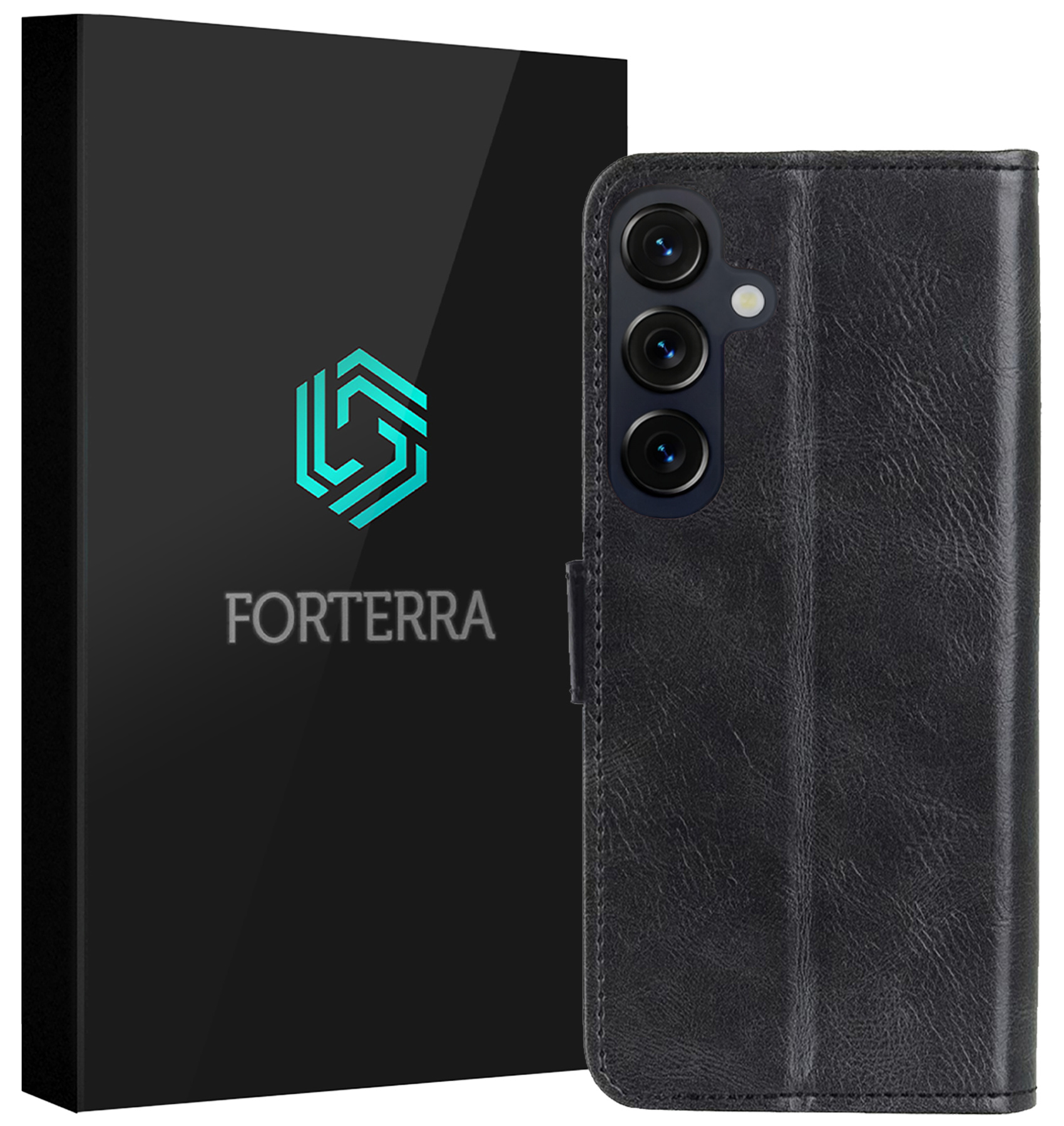 Forterra Forterra Samsung Galaxy S26 FE Hoesje Bookcase - Zwart