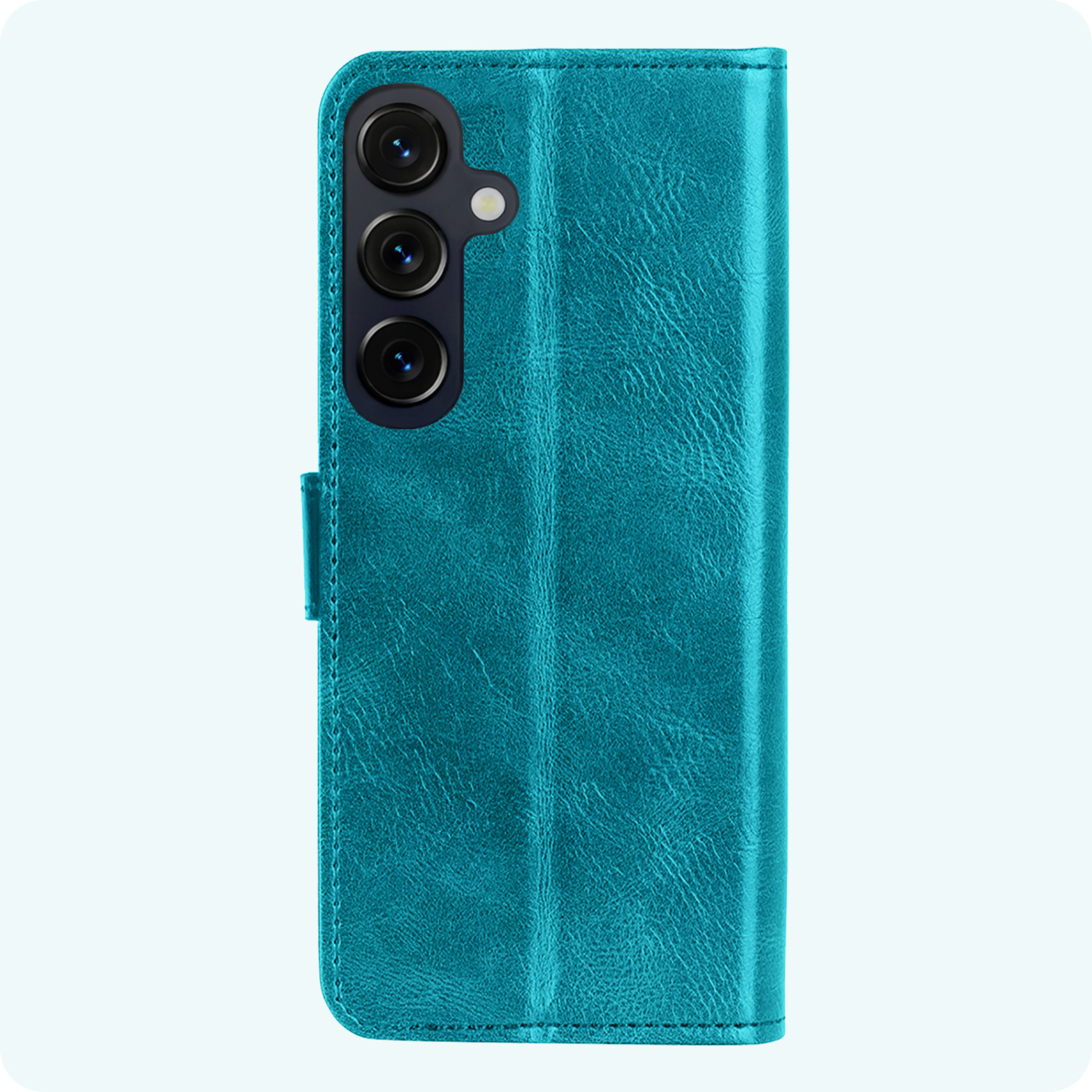Forterra Forterra Samsung Galaxy S26 FE Hoesje Bookcase Met Screenprotector - Turquoise