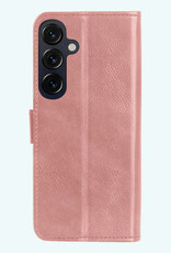 Forterra Forterra Samsung Galaxy S26 FE Hoesje Bookcase Met 2x Screenprotector - Rose Goud
