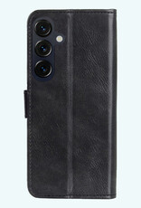 Forterra Forterra Samsung Galaxy S26 FE Hoesje Bookcase Met 2x Screenprotector - Zwart