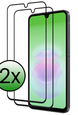 BASEY. BASEY. Samsung Galaxy A18 Screenprotector Glas Full Cover - 2 PACK