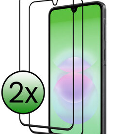 BASEY. BASEY. Samsung Galaxy A18 Screenprotector Glas Full Cover - 2 PACK