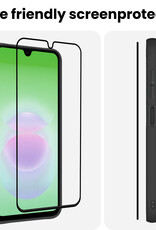 BASEY. BASEY. Samsung Galaxy A18 Screenprotector Glas Full Cover - 3 PACK