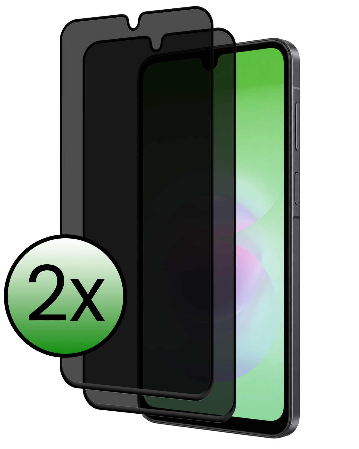 BASEY. BASEY. Samsung Galaxy A18 Screenprotector Glas Privacy - 2 PACK
