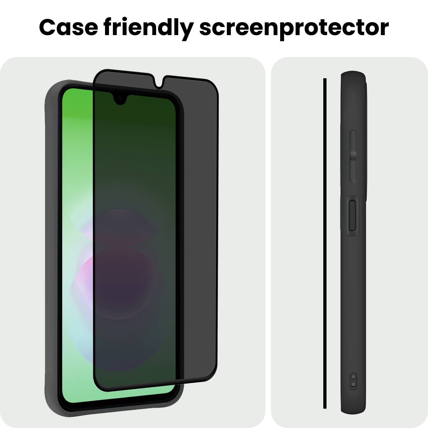BASEY. BASEY. Samsung Galaxy A18 Screenprotector Glas Privacy - 3 PACK