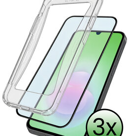 BASEY. BASEY. Samsung Galaxy A18 Hybrid Screenprotector - 3 PACK