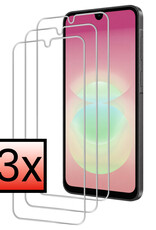 NoXx NoXx Samsung Galaxy A18 Screenprotector Glas - 3 PACK