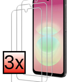 NoXx NoXx Samsung Galaxy A18 Screenprotector Glas - 3 PACK