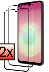 NoXx NoXx Samsung Galaxy A18 Screenprotector Glas Full Cover - 2 PACK