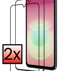NoXx NoXx Samsung Galaxy A18 Screenprotector Glas Full Cover - 2 PACK